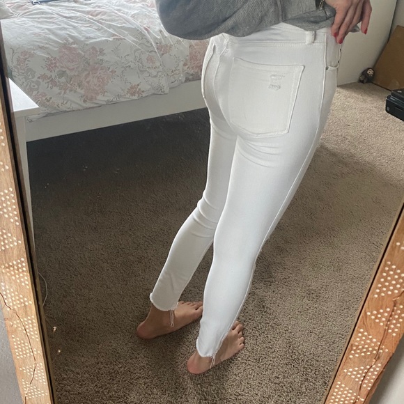 PACSUN WHITE RIPPED PANTS - Picture 4 of 4